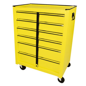 Gabinete móvil color amarillo 6 gavetas 25" Surtek